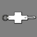 Key Clip W/ Key Ring & 1 3/4"x 2 7/8" Rectangle Key Tag